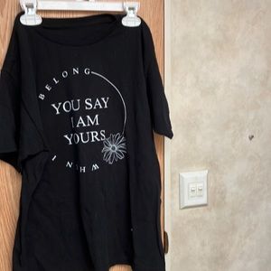 Black and white you say Lauren daigle shirt youth large